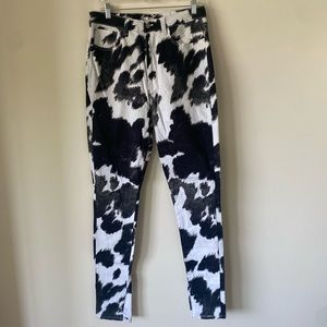WeWoreWhat Cow print pants